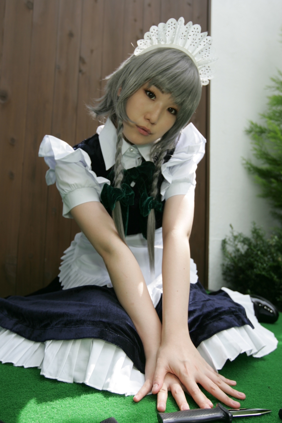 黑丝游戏美女　[Cosplay]Izayoi-Sakuya 日本超级诱惑美女图片写真